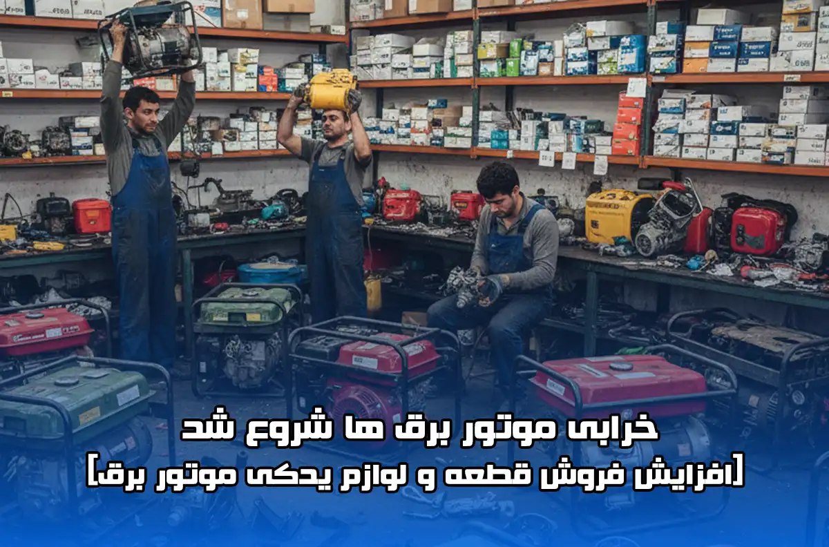 خرابی موتور برق ها شروع شد [افزایش فروش قطعه و لوازم یدکی موتور برق]