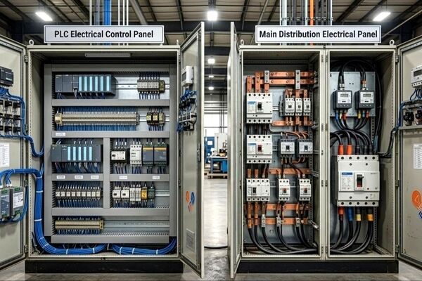 تابلو برق PLC و تابلو برق توزیع؛ دو ستون اصلی کنترل و مدیریت انرژی در صنعت