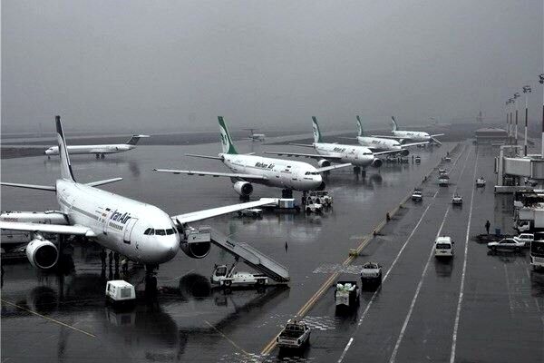 تمدید مجدد لغو پروازهای داخلی و خارجی در شمال، جنوب و غرب کشور