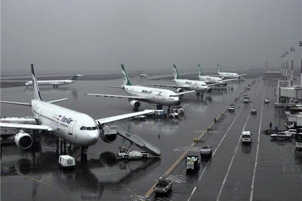 تمدید مجدد لغو پروازهای داخلی و خارجی در شمال، جنوب و غرب کشور