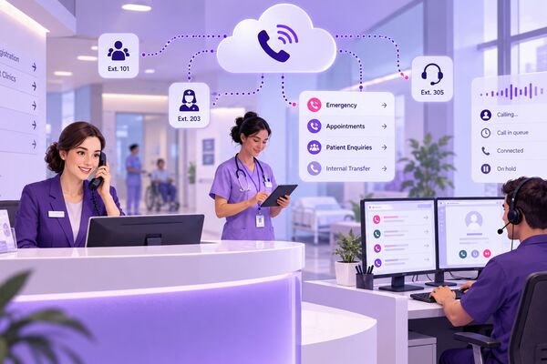 کاربرد تلفن ابری در بیمارستان‌ها و مزایای آن